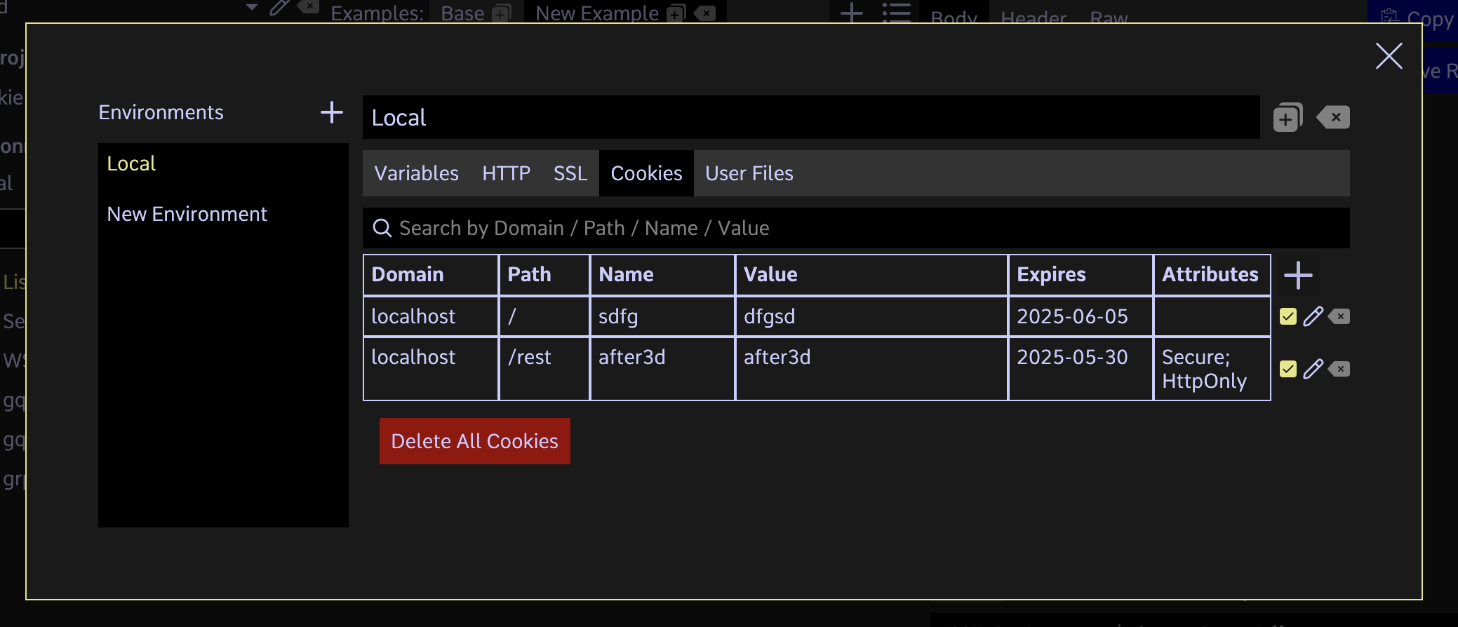 Cookie Editor 1 in Environment