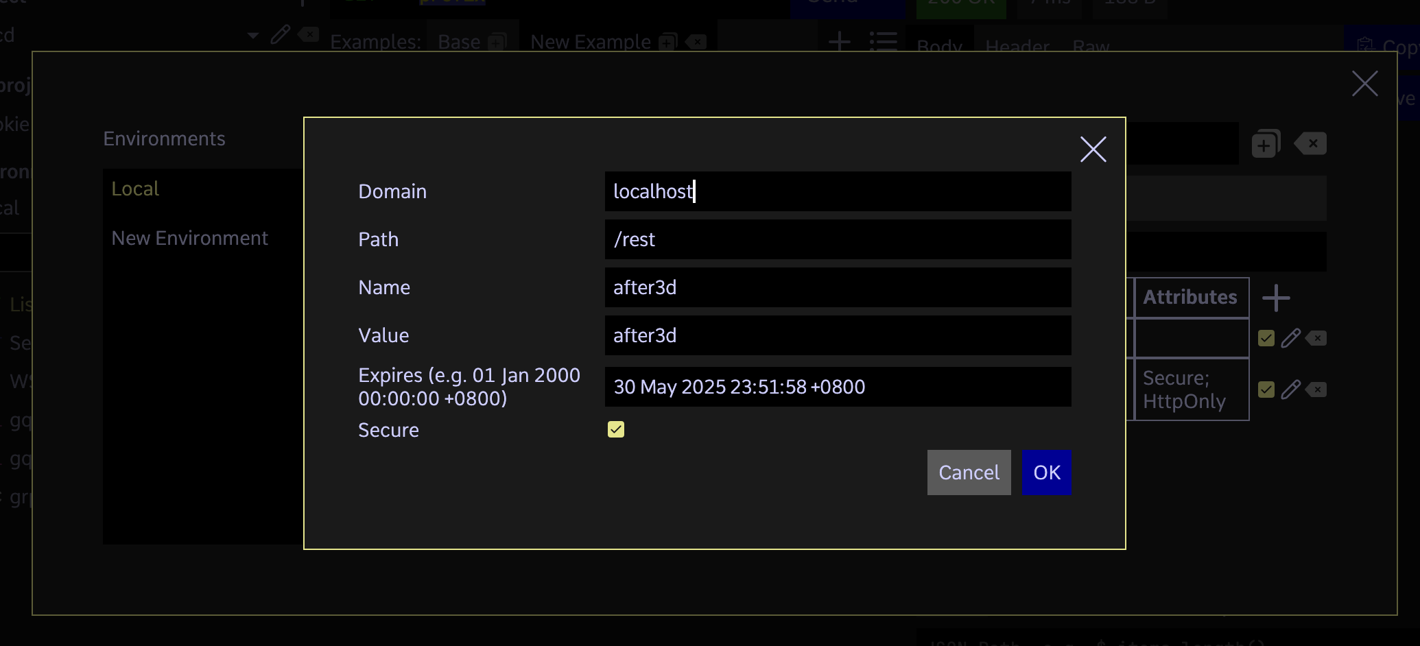 Cookie Editor 2 in Environment